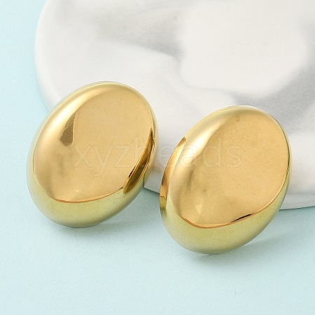 Ion Plating(IP) 304 Stainless Steel Stud Earrings for Women EJEW-M089-08G-1