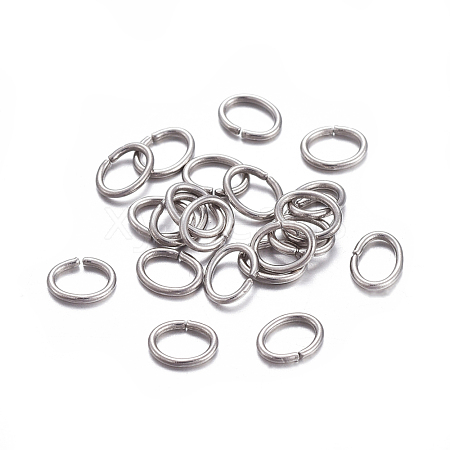 Tarnish Resistant 304 Stainless Steel Open Jump Rings STAS-F221-40P-J-1
