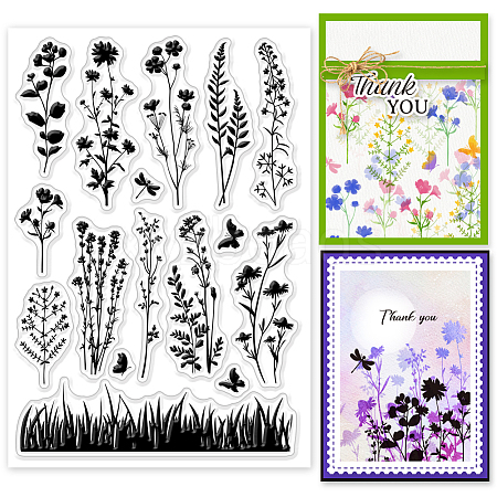 Custom PVC Plastic Clear Stamps DIY-WH0448-0614-1