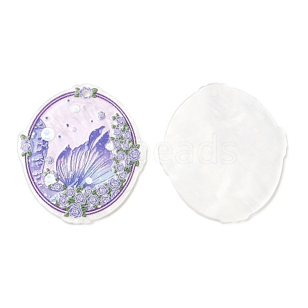 Ocean Style Acrylic Pendants MACR-K343-02E-1