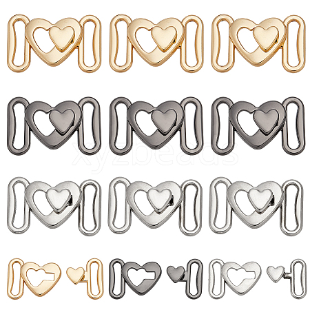 12Pcs 3 Colors Alloy Clasps FIND-AR0006-34-1