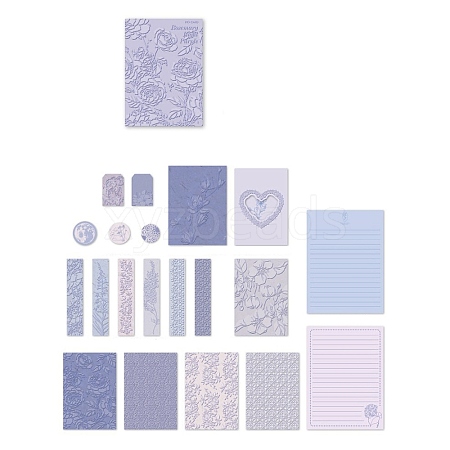 20Pcs Scrapbook Paper Kit PW-WG44849-04-1