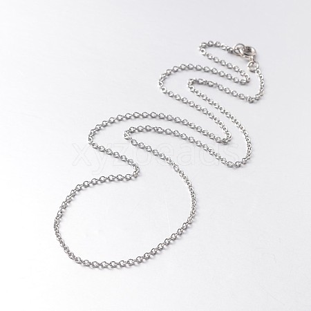 316 Surgical Stainless Steel Cable Chain Necklaces X-NJEW-JN01047-03-1