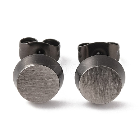 PVD Vacuum Plating 304 Stainless Steel Stud Earrings STAS-B070-08B-1