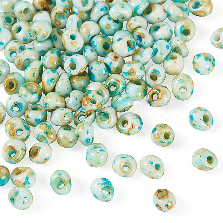 Picasso Glass Seed Beads SEED-TADJ0001-05H-1