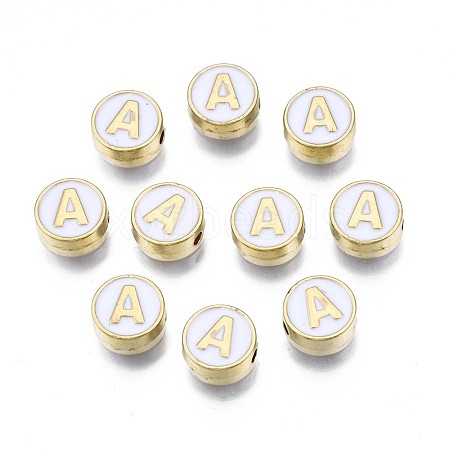 Alloy Enamel Beads ENAM-N052-006-01A-RS-1