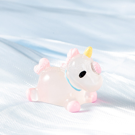 Unicorn Luminous Resin Ornament LUMI-PW0006-18A-1