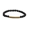 6MM Natural Lava Rock Beaded Bracelets PY2315-3-1