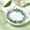 Natural Green Aventurine Chip Beads Stretch Bracelets for Women BJEW-JB10688-05-2