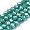 Electroplate Glass Beads Strands EGLA-A044-P3mm-A31-1