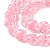 Handmade Lampwork Beads Strands LAMP-F029-04E-3