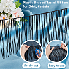 1 Yard Plastic Beaded Tassel Ribbon DIY-OC0013-14A-4