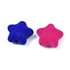 Flocking Opaque Acrylic Beads OACR-G055-02B-2