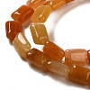 Natural Red Aventurine Beads Strands G-G085-A21-01-3