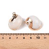 Natural Sea Shell Pendants SSHEL-N038-48-3