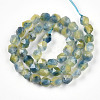 Dyed Natural White Jade Beads Strands G-T139-8mm-45W-3