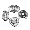 Halloween Embossed Single Face Printed Acrylic Pendants AC-CBAC02B-04-1