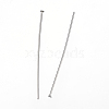 DanLingJewelry 304 Stainless Steel Flat Head Pins STAS-DL0001-01-1