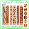 6Pcs 6 Styles Wooden Rolling Pin BAKE-HY0001-01B-2