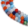 Rondelle Glass Bead Strands GLAA-C034-01A-4