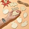 Thanksgiving Day Theme Unfinished Wood Cutouts WOOD-CJC0009-03-4