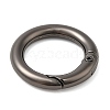 Rack Plating Brass Spring Gate Rings KK-Q781-11EB-2