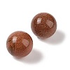 Synthetic Goldstone No Hole Sphere Beads G-K353-04D-25-2