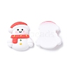 Christmas Theme Opaque Resin Cabochons RESI-F042-01H-1