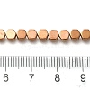 Electroplated Synthetic Non-magnetic Hematite Beads Strands G-C154-B01-5