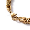 Byzantine Chain Necklace NJEW-C034-40G-4