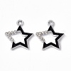 Alloy Rhinestone Pendants PALLOY-P287-09P-02-2