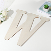 Letter Unfinished MDF Sheets WOOD-WH20012-008W-3