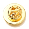 Rack Plating Brass Brooch Finding KK-Z030-01G-02-3