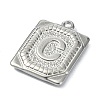 Anti-Tarnish 304 Stainless Steel Pendants STAS-U033-01P-C-2