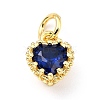 Brass Micro Pave Mixed Color Cubic Zirconia Pendants ZIRC-D120-02G-06-2