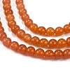 Natural Red Aventurine Beads Strands G-M438-A09-01-3