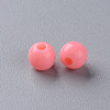 Opaque Acrylic Beads X-MACR-S370-C6mm-A04-2