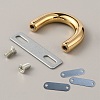 Alloy D-Ring Connector Buckles for Bag FIND-WH0036-94LG-2