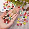 120Pcs 12 Colors Golden Plated Alloy Charms ENAM-SZ0001-64Y-4