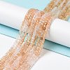 Natural Citrine Beads Strands G-P514-B05-01-2