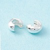 Brass Crimp Beads Covers KK-P219-05A-S-3