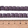 Opaque Glass Beads Strands GLAA-R041-8x8mm-C06-4