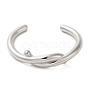 Non-Tarnish 304 Stainless Steel Wire Wrap Cuff Bangles BJEW-Q773-06E-P-3