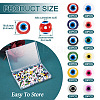  240Pcs 12 Colors Baking Painted Glass Beads DGLA-TA0001-01-4