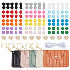 WADORN DIY Keychain Making Kit DIY-WR0003-38-1