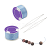 2 Rolls Special Coated Polyester Beading Threads OCOR-NB0002-06G-7