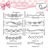 20Pcs 10 Styles Alloy & Crystal Rhinestone & Plastic Pearl Shoe Buckle Clips FIND-PH0024-68P-4