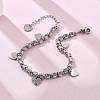 Punk Style 304 Stainless Steel Column Link Charm Bracelets for Women BJEW-C089-14P-1