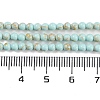 Synthetic Turquoise Beads Strands G-U004-02Q-5