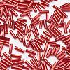 Glass Bugle Beads SEED-E001-12mm-25-3